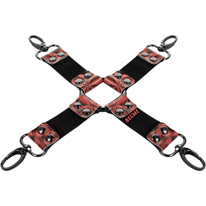 BEGME – ROTE EDITION PREMIUM VEGANES LEDER HOG TIE