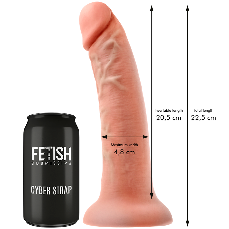 FETISCH DEVOT CYBER STRAP - HARNESS MIT DILDO UND BULLET-FERNBEDIENUNG WATCHME L TECHNOLOGIE