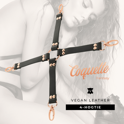 COQUETTE CHIC DESIRE - FANTASY VEGANES LEDER HOG TIE