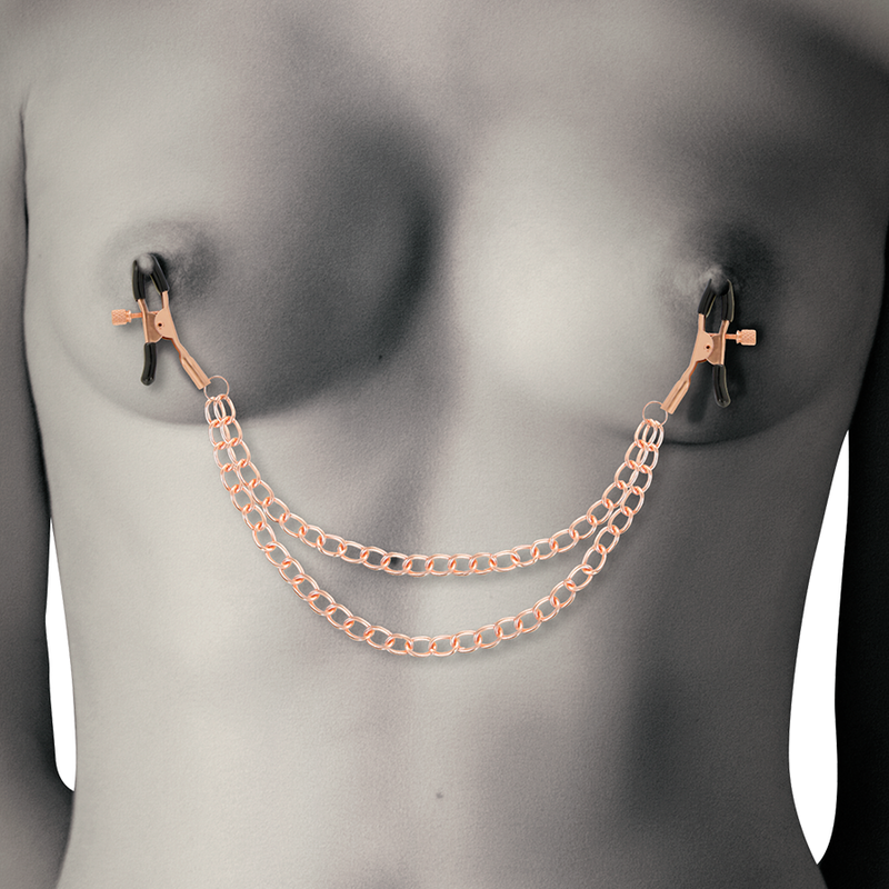 COQUETTE CHIC DESIRE - FANTASY METALL-NIPPELCLIPS MIT KETTE