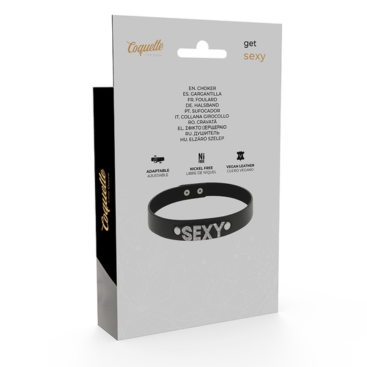 COQUETTE CHIC DESIRE - SEXY HALSBAND AUS VEGANEM LEDER