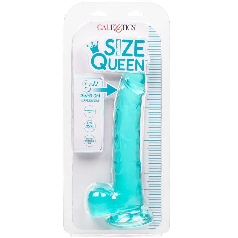 CALEXOTICS - GRÖSSE QUEEN DILDO BLAU 20,3 CM