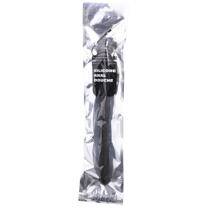 ALL BLACK - ANAL-DUSCHE MIT PERLEN AUS SILIKON 27 CM
