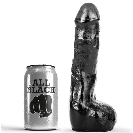 ALL BLACK - REALISTISCHER ANALPENE 20 CM