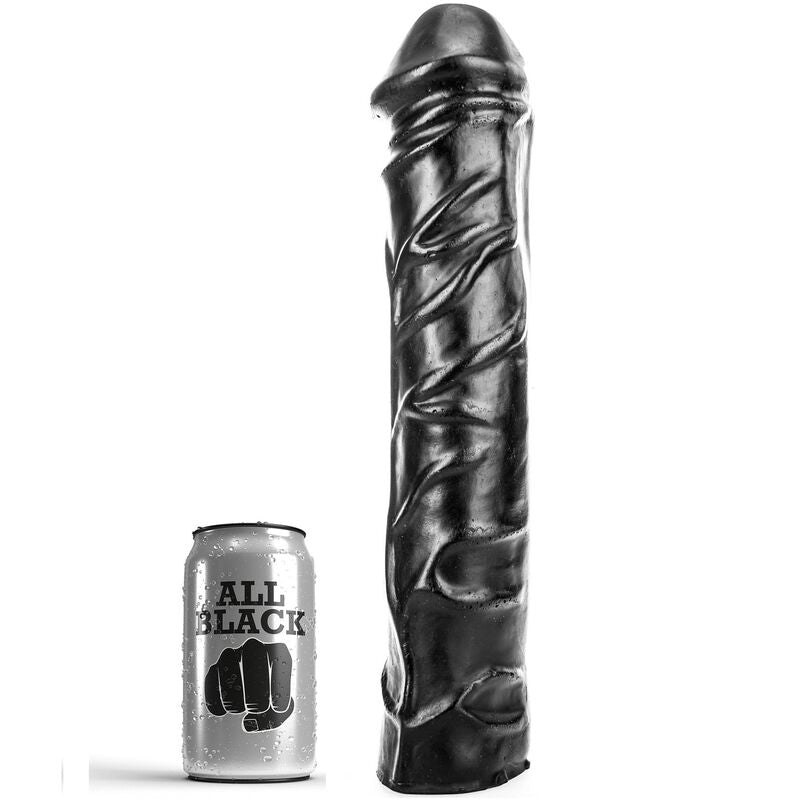 ALL BLACK - RIESIGER WEICHER FISTINGDILDO 32 CM