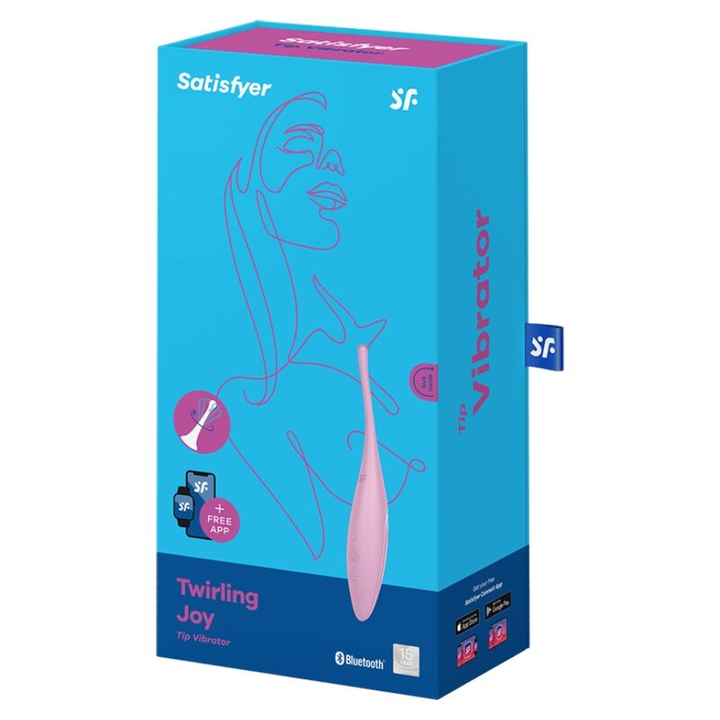 SATISFYER - TWIRLING JOY KLITORIS-SPITZENVIBRATOR ROSA
