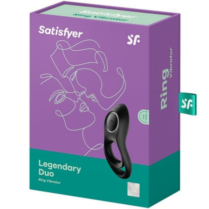 SATISFYER - LEGENDÄRER DUO-RINGVIBRATOR SCHWARZ