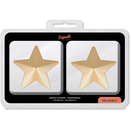 COQUETTE CHIC DESIRE - BRUSTWARZENABDECKUNGEN GOLDENE STERNE