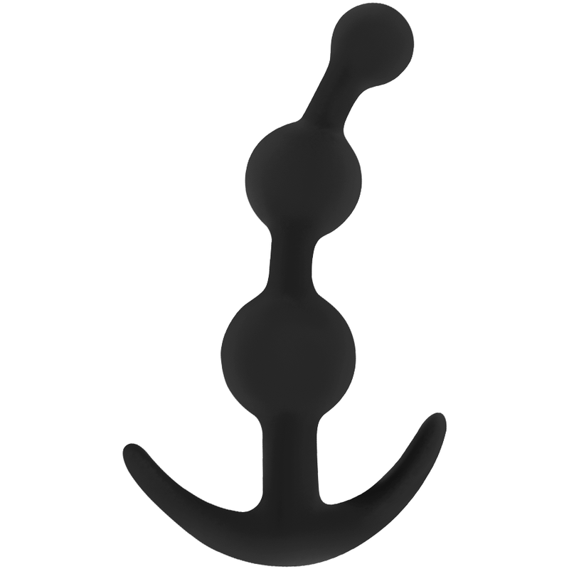 OHMAMA - GEBOGENER SILIKON-ANALPLUG 13 CM