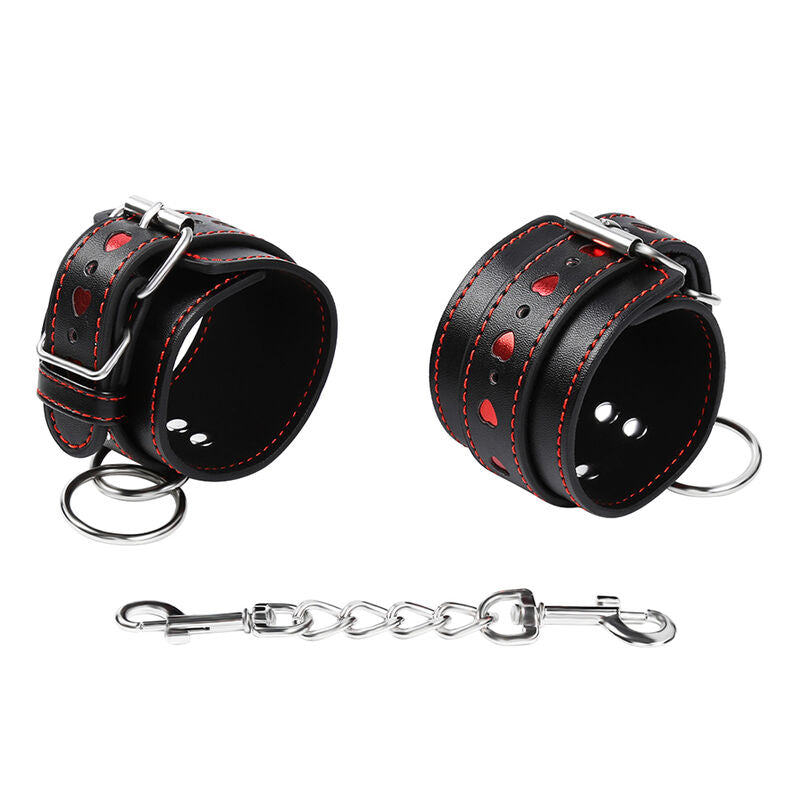 OHMAMA FETISH - HANDSCHELLEN MIT HERZEINLAGE