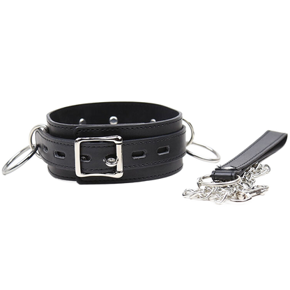 OHMAMA FETISH - SUBMISSION HALSKETTE MIT 3 RINGEN