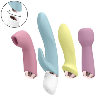 SATISFYER - MARVELOUS VIER VIBRATOR- &amp; LUFTPULS-SET