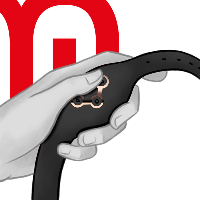 WATCHME – DRAHTLOS-TECHNOLOGIE-UHR IN TIEFSCHWARZ UND KUPFER