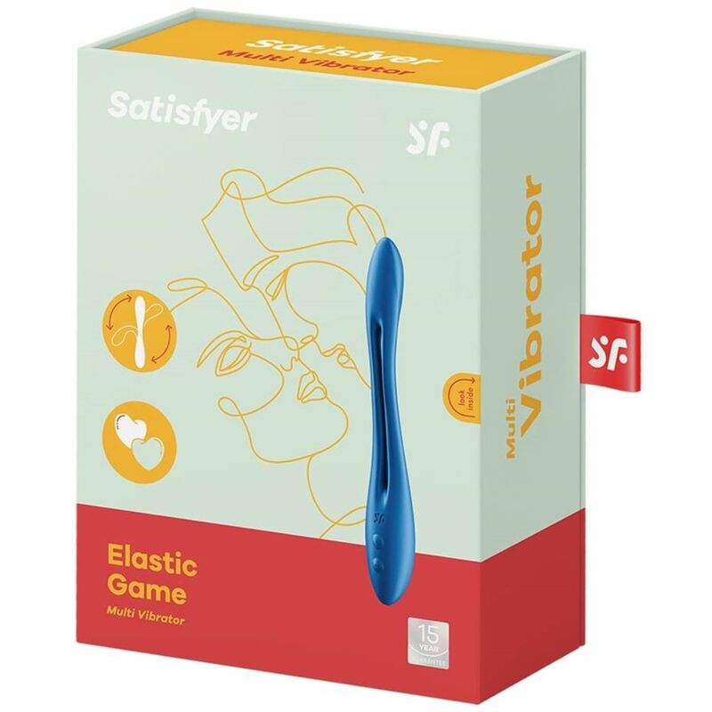 SATISFYER - ELASTISCHER SPIEL-MULTIVIBRATOR BLAU