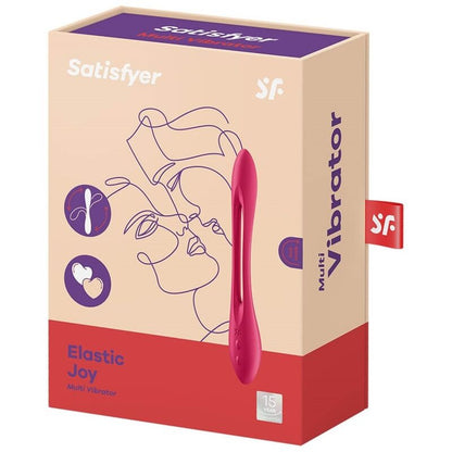 SATISFYER - ELASTIC JOY MULTIVIBRATOR ROT