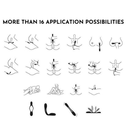 SATISFYER - ELASTIC JOY MULTIVIBRATOR ROT