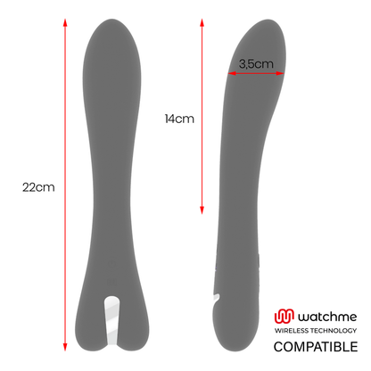 BRILLY GLAM - RYAN VIBRATOR WATCHME WIRELESS-TECHNOLOGIE KOMPATIBEL