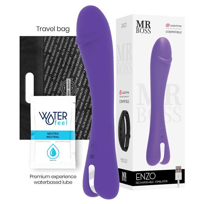 MR BOSS - ENZO VIBRATOR WATCHME WIRELESS TECHNOLOGY KOMPATIBEL