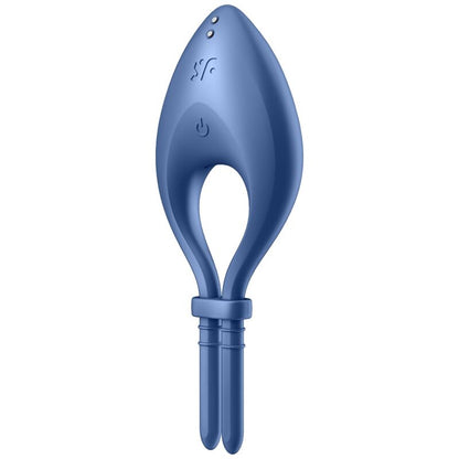 SATISFYER - BULLSEYE RINGVIBRATOR-APP BLAU