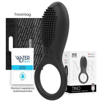 MR BOSS – TINO STIMULATORRING KOMPATIBEL MIT DER WATCHME WIRELESS-TECHNOLOGIE