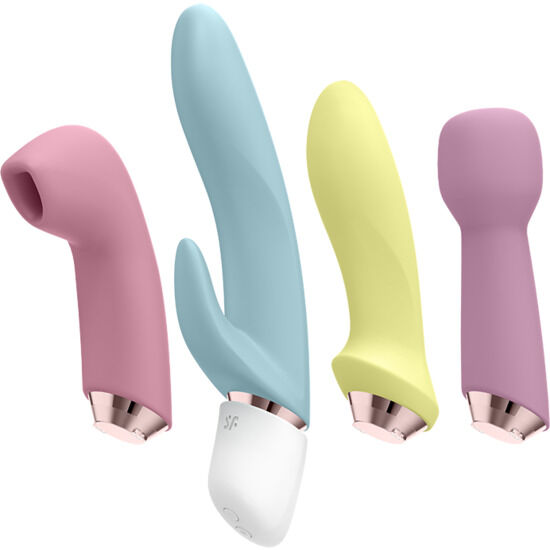 SATISFYER - MARVELOUS VIER VIBRATOR- &amp; LUFTPULS-SET