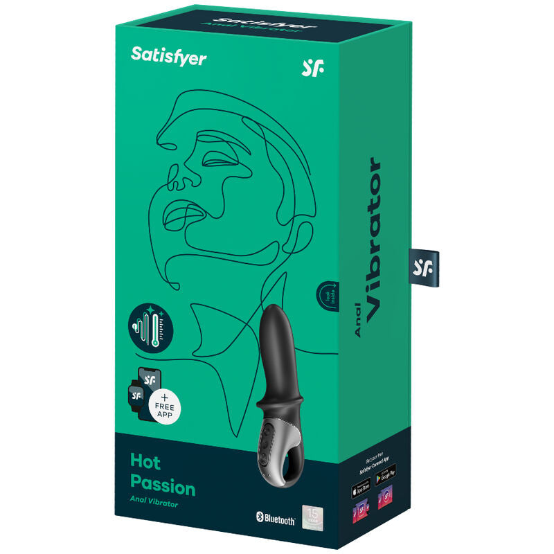 SATISFYER - HOT PASSION ANALVIBRATOR APP SCHWARZ