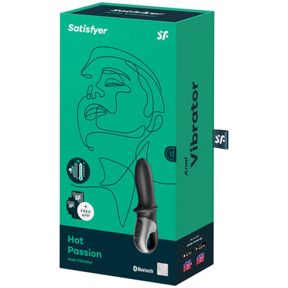 SATISFYER - HOT PASSION ANALVIBRATOR APP SCHWARZ