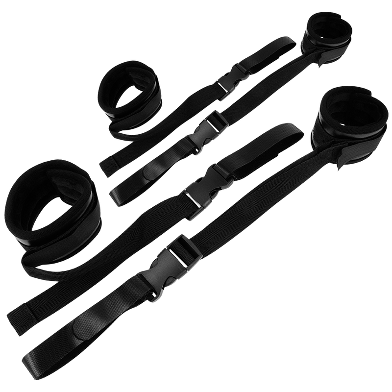 OHMAMA FETISCH-HANDSCHELLEN AUS NYLON UND KLETTVERSCHLUSS