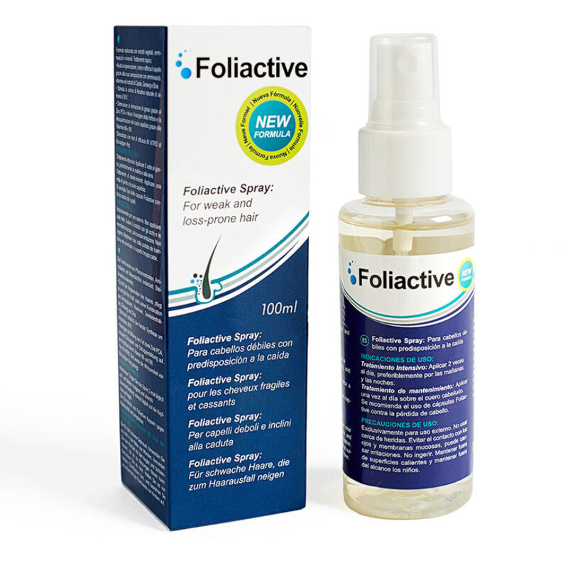 500 COSMETICS - FOLIACTIVE SPRAY. SPRAY ZUR VERHINDERUNG VON HAARAUSFALL UND ZUR STIMULATION DES WACHSTUMS