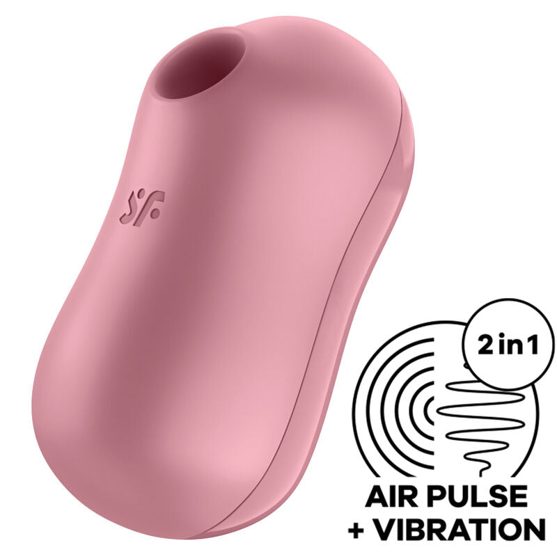 SATISFYER - ZUCKERWATTE-LUFTPULSSTIMULATOR &amp; VIBRATOR LILA