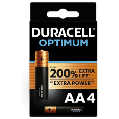 DURACELL - OPTIMUM 200 ALKALINE-BATTERIE AA LR6 4 EINHEIT