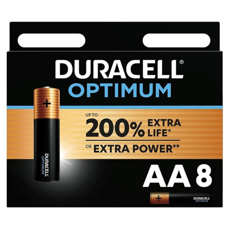 DURACELL - OPTIMUM 200 ALKALIBATTERIE AA LR6 8 EINHEIT
