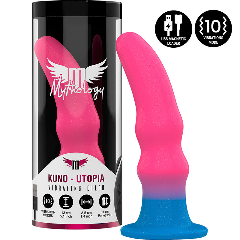 MYTHOLOGIE - KUNO UTOPIA DILDO S - VIBRATOR WATCHME KOMPATIBEL MIT WIRELESS-TECHNOLOGIE