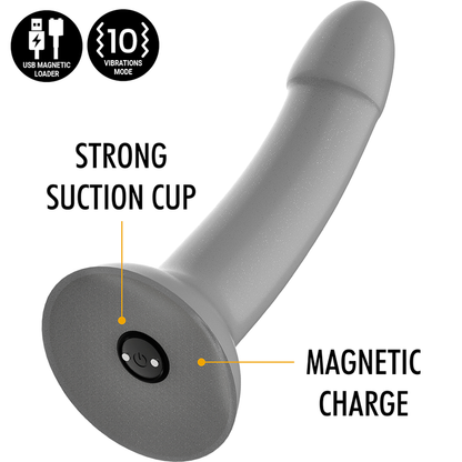 MYTHOLOGIE - RUNE MAJESTIC DILDO S - VIBRATOR WATCHME KOMPATIBEL MIT WIRELESS-TECHNOLOGIE