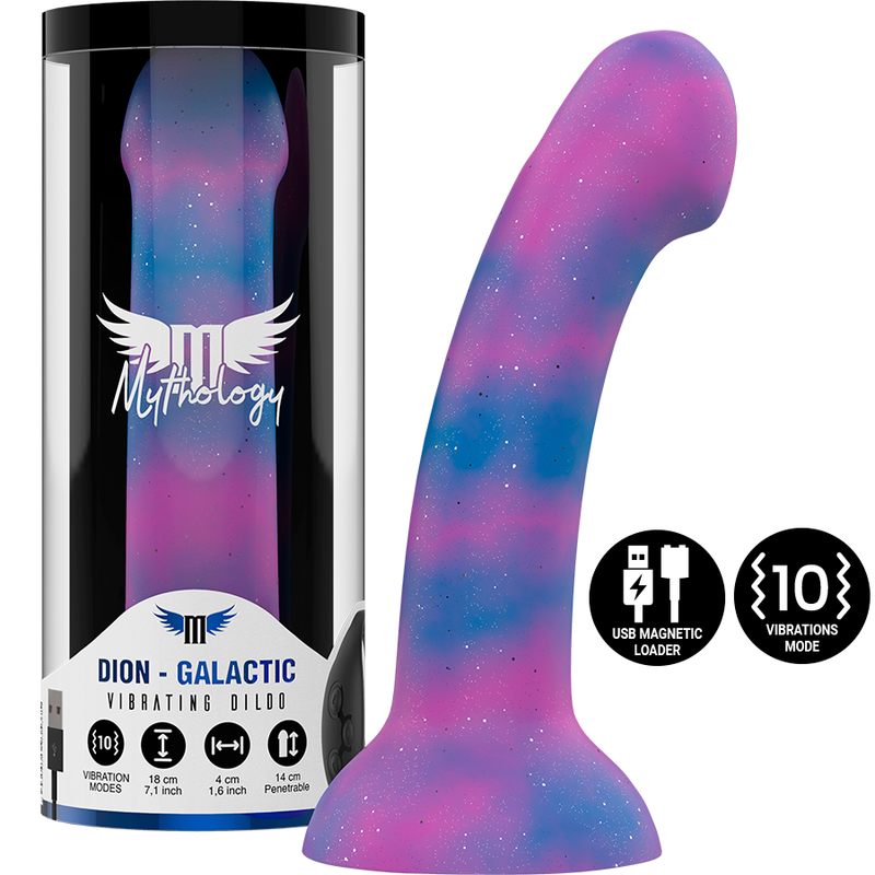 MYTHOLOGIE - DION GALACTIC DILDO M - VIBRATOR WATCHME KOMPATIBEL MIT WIRELESS-TECHNOLOGIE