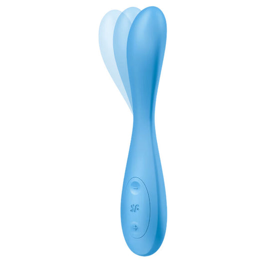 SATISFYER - G-SPOT FLEX 4+ MULTIVIBRATOR APP BLAU