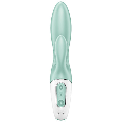 SATISFYER - AIR PUMP BUNNY 5+ AUFBLASBARER KANINCHENVIBRATOR APP GRÜN