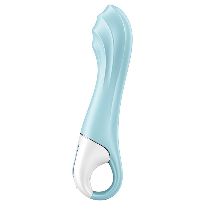 SATISFYER - AIR PUMP VIBRATOR 5+ AUFBLASBARER G-SPOT VIBRATOR APP BLAU