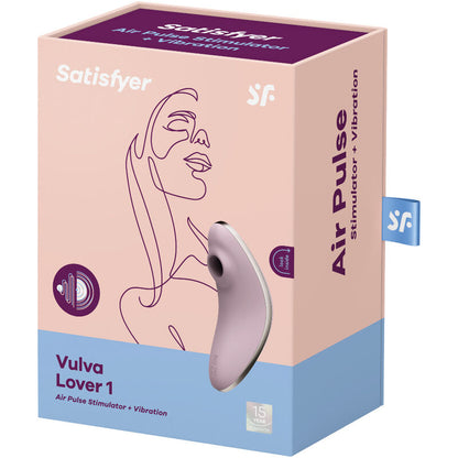 SATISFYER - VULVA LOVER 1 AIR PULSE STIMULATOR &amp; VIBRATOR BLAU