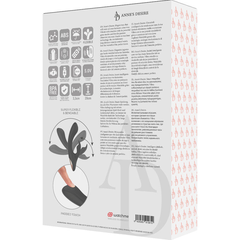 ANNE'S DESIRE - RABBIT FERNBEDIENUNGSTECHNOLOGIE A WATCHME SCHWARZ