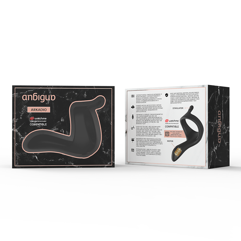 ANBIGUO – ARKADIO Drüsen- und Perineum-Stimulator, kompatibel mit der kabellosen Watchme-Technologie