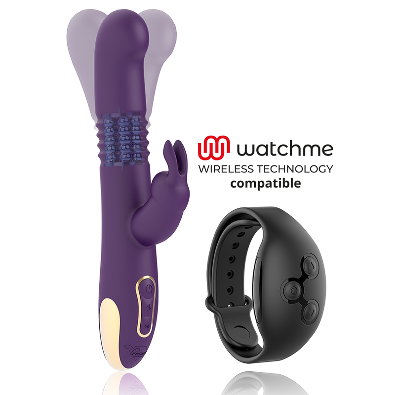 TREASURE - BASTIAN RABBIT UP &amp; DOWN, ROTATOR &amp; VIBRATOR KOMPATIBEL MIT DER WATCHME WIRELESS-TECHNOLOGIE