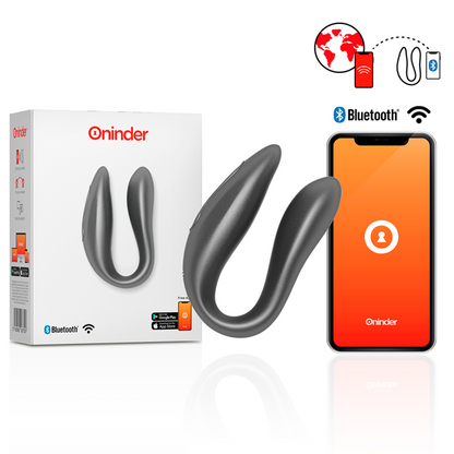 ONINDER - LISBOA BLACK G-POINT &amp; CLITORIS STIMULATOR - KOSTENLOSE APP