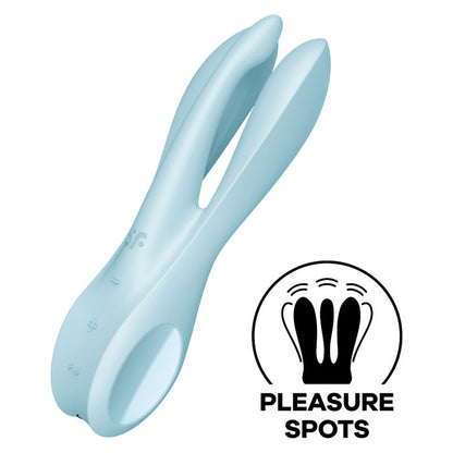 SATISFYER - DREIER 1 VIBRATOR BLAU