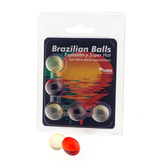 TALOKA - 5 BRASILIANISCHE KUGELN SUPER HEISSER EFFEKT AUFREGENDES GEL