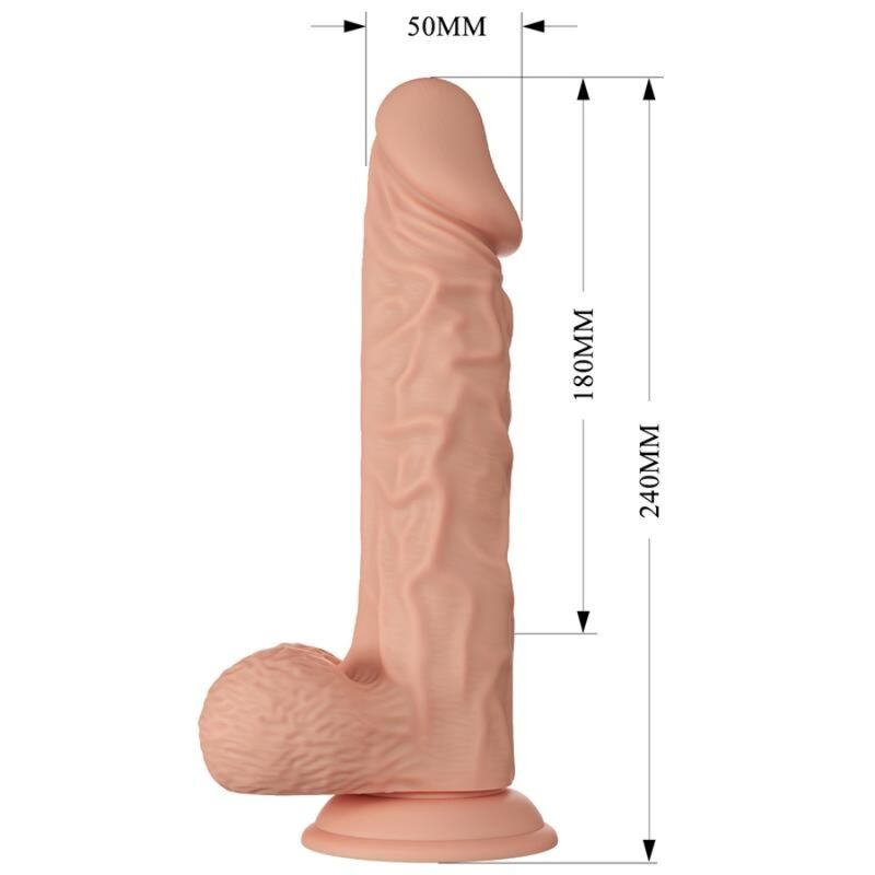 BAILE - BEAUTIFUL ENCOUNTER BURAQ FLEXIBLER REALISTISCHER DILDO 24 CM NATÜRLICH