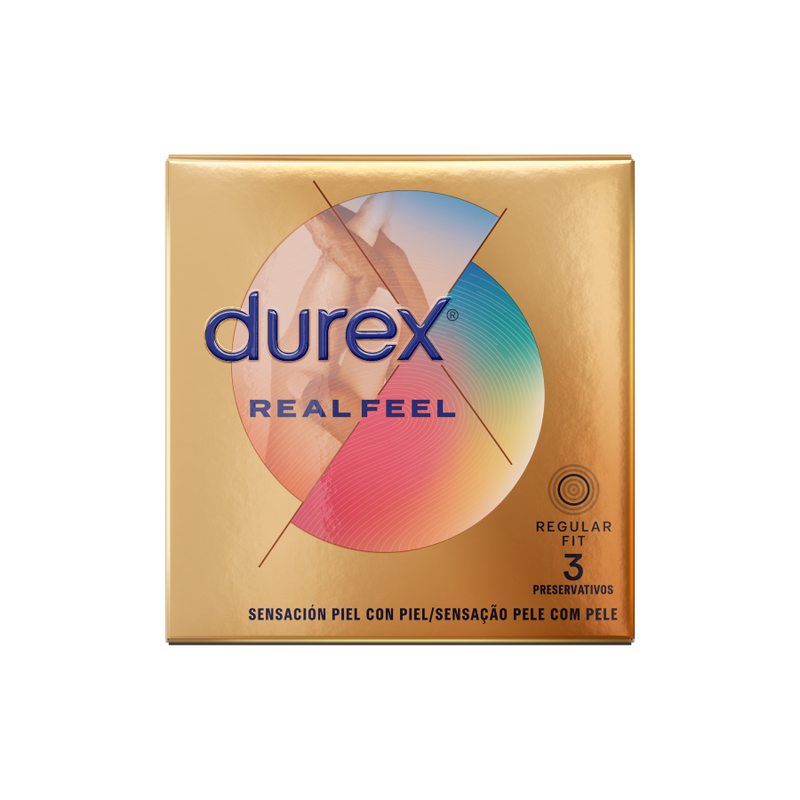 DUREX - REAL FEEL Kondome 3 Einheiten