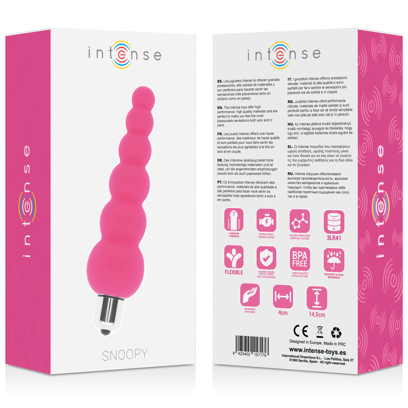 INTENSE - SNOOPY 7 GESCHWINDIGKEITEN SILIKON INTENSE - PINK