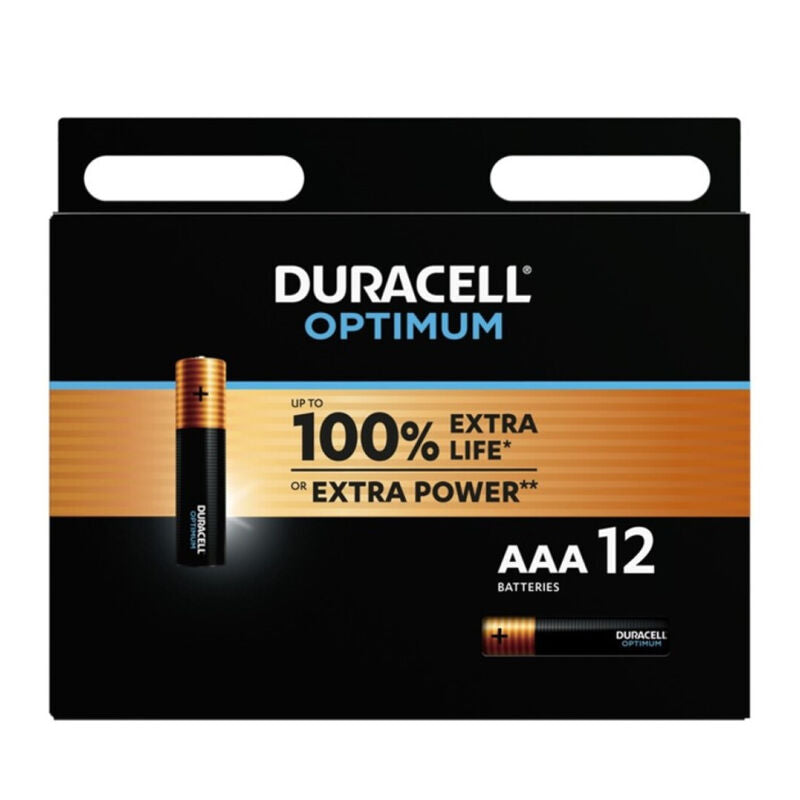 DURACELL - OPTIMUM 200 ALKALINE-BATTERIE AAA LR03 12 EINHEIT