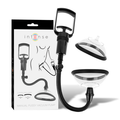 INTENSE - PUMP VAGINALPUMPE MIT ZWEI AUSTAUSCHBAREN BECHERN